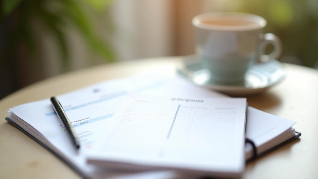 Goed georganiseerde weekplanning die grenzen beschermt